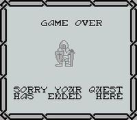 Wizards and Warriors X - Fortress of Fear sur Nintendo Game Boy